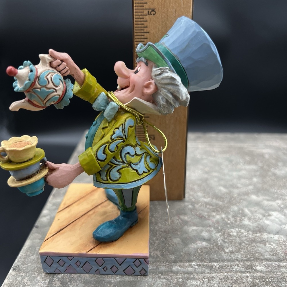 Jim Shore Disney Traditions Mad Hatter "A Spot of Tea" Figurine 6001273 No Box - Picture 11 of 12